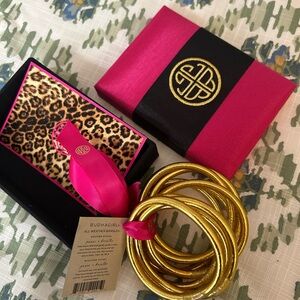 BuDhaGirl Gold Bangles Set NWT